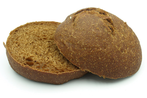 Булочка темна з солодом, без начинки, без присипки, 1 кг